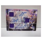2024 ZENITH VIKINGS TRIPLE SIGNED AUTO PATCH /49