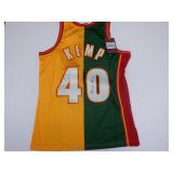 SHAWN KEMP SIGNED AUTO M&S JERSEY. BECKETT COA