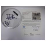 DAVE MATTHEWS & CARTER BEAUFORD SIGNED DRUM HEAD