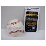 MIKE MUSSINA SIGNED AUTO BASEBALL. JSA COA
