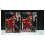 LOT OF 2 1996-97 FLEER ALLEN IVERSON RCs # 235