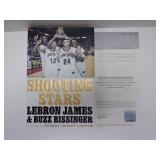 LEBRON JAMES SIGNED AUTO SHOOTING STARS BOOK. UDA