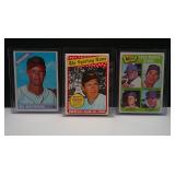 LOT OF 3 ASSORTED VINTAGE BASEBALL CARDS