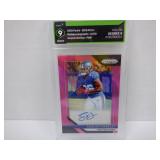 2018 PRIZM SAQUON BARKLEY SIGNED AUTO PINK PRIZM