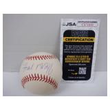 FRED MCGRIFF SIGNED AUTO BASEBALL. JSA COA