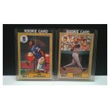 LOT OF 2 1987 STAR ROOKIE CARDS / BONDS & JACKSON