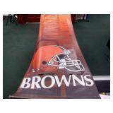 MULTI SIGNED CLEVELAND BROWNS BANNER