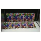 LOT OF 10 CUSTOM TOM BRADY BASEBALL RCs / CUSTOM
