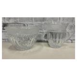 24% Lead Crystal Cristal Carthage Pitcher & Bowl.