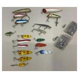 Vtg. Fishing Lures & Weights.