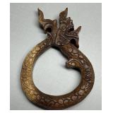 Wooden Hand Carved Indonesian Dragon.