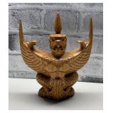 Hand Carved Garuda Bird Deity. Indonesian