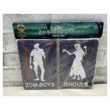 Tin Goulish His & Hers Bathroom Signs .  New