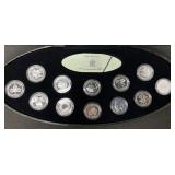 2000 RCM .25 Sterling Silver Millennium Proof Set.