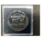 1985 RCM Silver Dollar National Parks 1885-1985