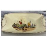 Antique Royal Winton Dish.  Cornish Scene.