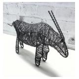 Handmade African Wire Animal Art.