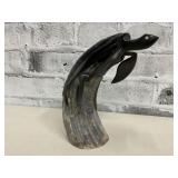 Hand Carved Antler/ Horn Turtle.