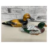 Large Hand Carved/Painted Ducks.  (2)