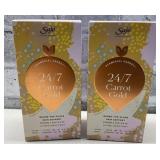 Saje 24/7 Carrot Gold Skin Support Products.  New