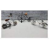 Metal Bikes Lot.  (3)