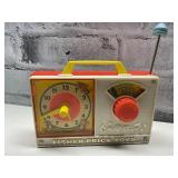 Vtg. Fisher Price Hickory Dickory Dock Toy, Works.