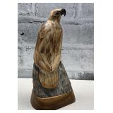 Hand Carved Antler/ Horn Eagle.