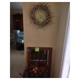 Mirror and 2 Wreaths