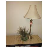Floor Lamp and Plant