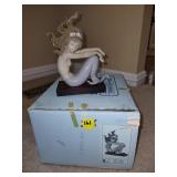 Vintage Lladro Figurine 1413 Mermaid Illusion