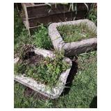 2 Outdoor Planters (bidder responsible for