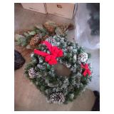 Christmas Tree, Wreath and Garland