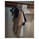 Clothing  & (incl stuff at bottom of closet) Misc