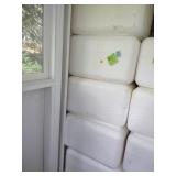 7 Styrofoam Coolers 1/2