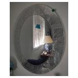 Round Framed Mirror