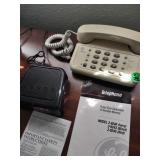 Telephone and Alarm Clock Lot