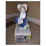 Vintage Lladro Figurine 5222 Pretty Pickings