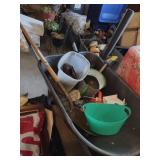 Wheelbarrow and contents