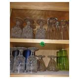 Glassware and misc lot