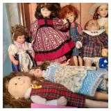 Doll Collection, 1 shelf