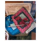 Quilts and MCM Hamper