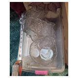 Cut and Milk Glass Dishes