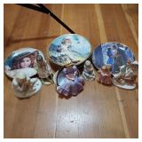 Porcelain Figurines and Decorative Plates