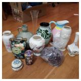 Bone China Vase Collection and misc