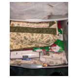 Misc Linens, contents of organizer