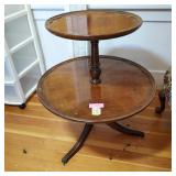 Vtg Wood Side Table