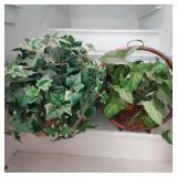 2 Faux Plants