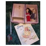 Vtg Ginny Dolls and Carrying Trunk