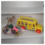 Fisher Price Bus and Misc Toys