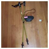Trekking Poles and Binoculars